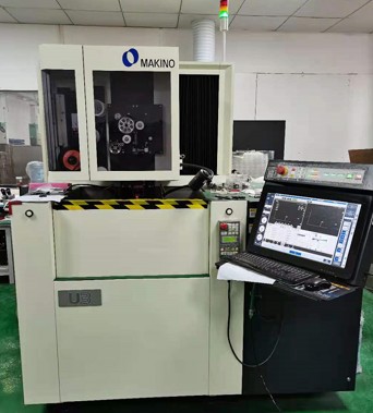 A Makino wire EDM machine at one of our toolmaking partners