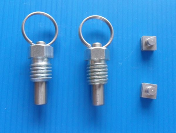 Machined steel indexing plungers