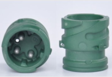 Green circular sensor housings