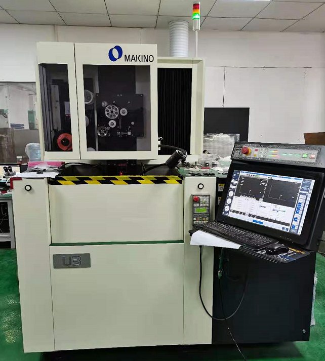 A Makino wire EDM machine